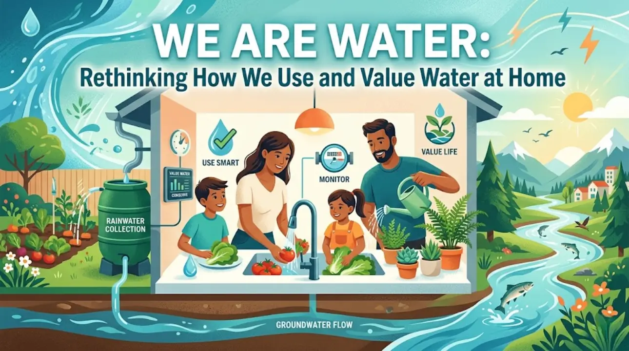 We Are Water Rethinking How We Use and Value Water at Home